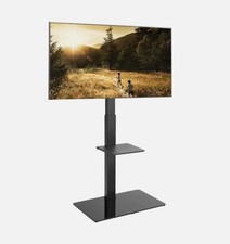 G-VO Universal TV Floor Stand 37–70 Inch with Height Adjustable Bracket