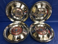 Vintage Set Of 4 1955 Mercury