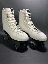 No Fear Figure Roller Quad Skates White/Black, UK Size 6