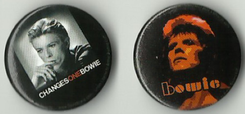 David bowie button badges - david, 2