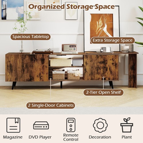 Gaming media console table - media,