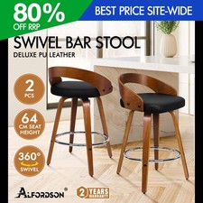 ALFORDSON 2x Bar Stools Swivel
