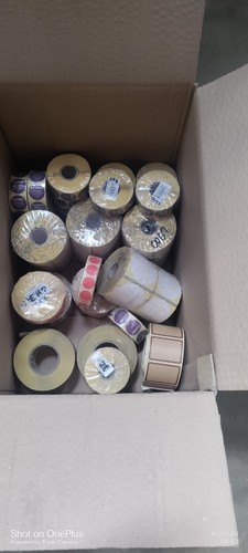 Mixed catering food labels job - labels,