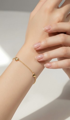 18k real saudi gold - real, bracelet