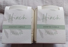 Hinch 2 x small scented Candle Fragranced Candle Olive & Aloe 210g Brand New!