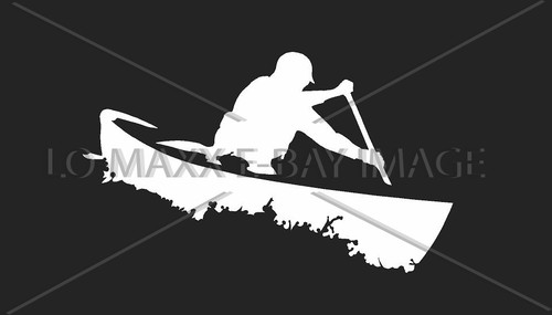 Open boater whitewater canoe - whitewater,