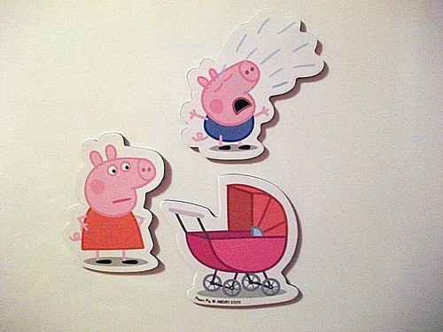 Peppa pepper pig - baby, pram
