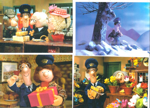 Postman pat and - black,