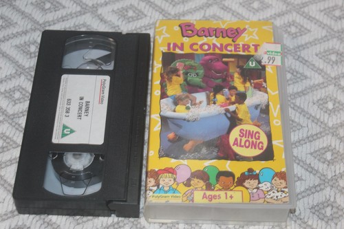 Barney concert vhs video - in,
