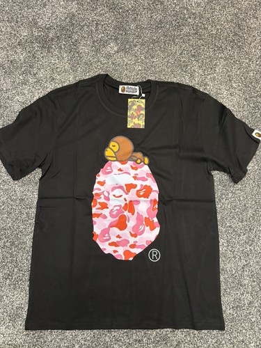 Bape shirt size - bape, pink