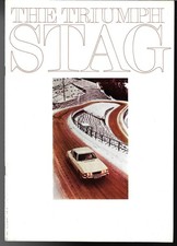 Triumph Stag 1970-1972 UK Market Sales Brochure