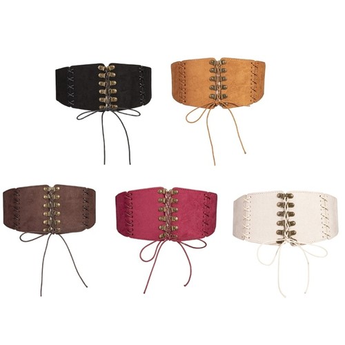 Vintage lace tied - lace-up, waspie