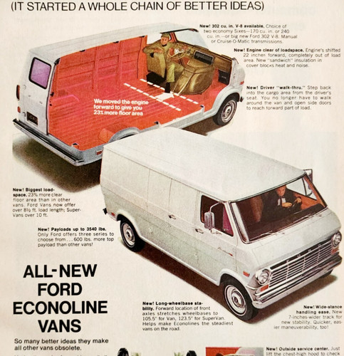 1968 ford econoline - 1968, van