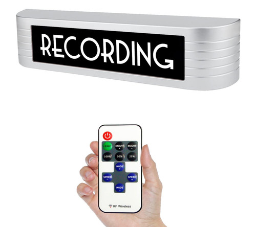 Recording sign led - recording, light