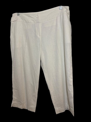 Bhs white linen - linen, culottes