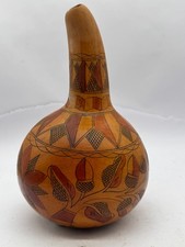VINTAGE HAND PAINTED GOURD