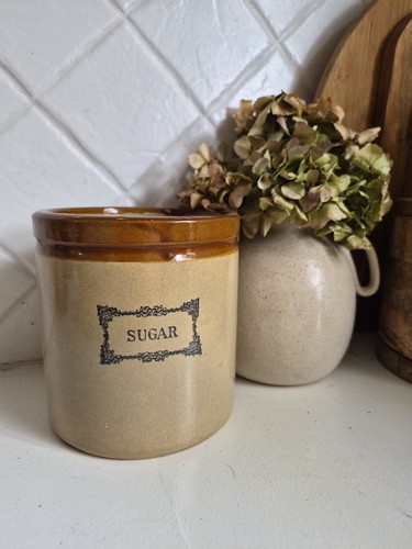 Moira pottery stoneware sugar - moira,
