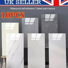 10x PVC Marble Tiles Sticker
