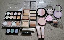 17 X Highlighter Bundle, 7 X Palettes, 6 X Round Pans, 3 X Creams, 1 X Stick.