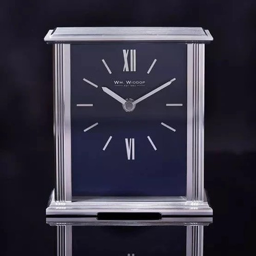 Mantel clock silver - mantel,