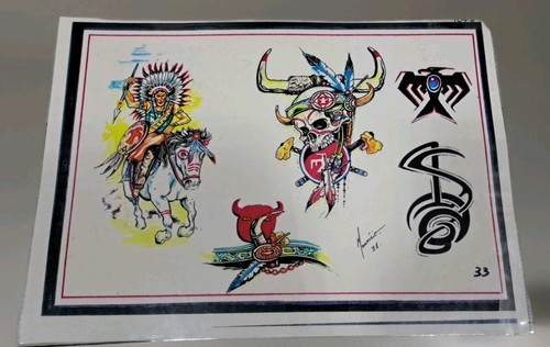 Vintage tattoo design - tattoo, flash
