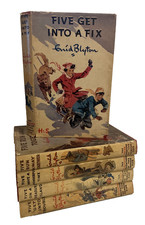 Bundle 5 The Famous Five Enid Blyton Vintage Hardback Book DJ Hodder  1960s