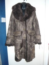 Ladies' Leather coat with real