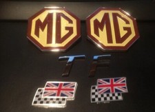 MG TF badge set front or rear