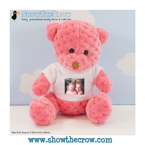 Personalised photo 15cm pink - 15cm,
