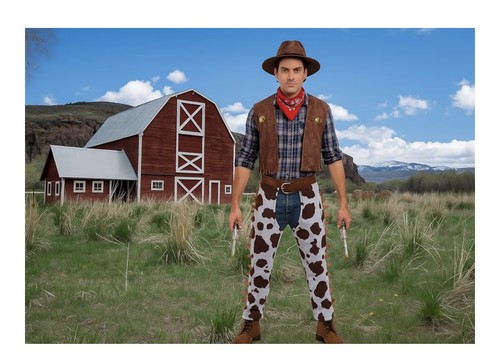 Cowboy costume mens - cowboy, fancy