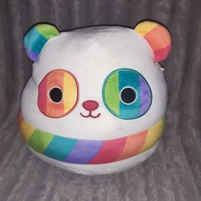 Squishmallows Sarakee The Rainbow Panda 12 Inch  Soft Toy 2023 Pride Collection