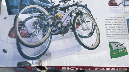 Car boot double bike - double, rack