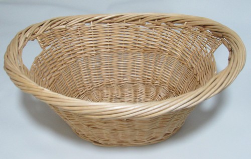 Vintage large woven wicker - vintage,