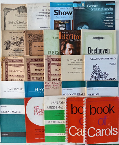 Various vocal sheet - various,