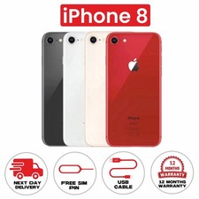 Apple iPhone 8  64GB, 256GB All Colours UNLOCKED EXCELLENT CONDITION !