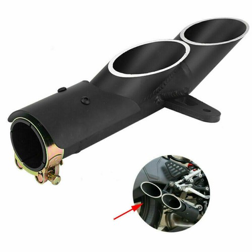 Dual outlet motorcycle exhaust - dual,