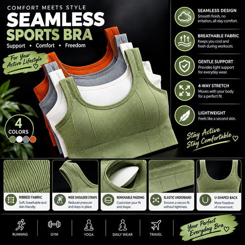 Pack women seamless sports - women's,