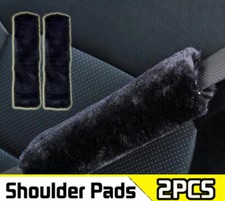 2x Car Seat Belt Cover Fluffy