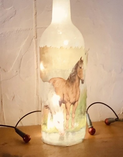 Led light decoupaged - led,