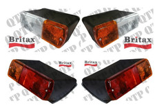 David Brown 1210 1212 1410 1412  Tractor Britax Front Side Light & Rear Lamp Set