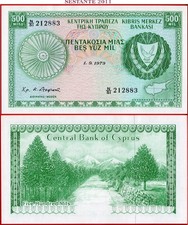 CYPRUS 500 MILS 1 9 1979 P 42c
