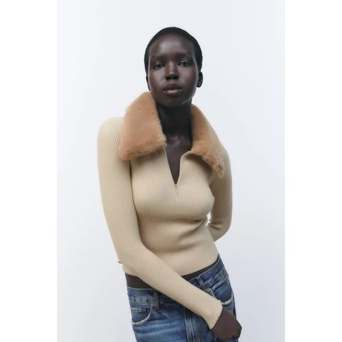 Nwt zara faux fur - nwt!!,