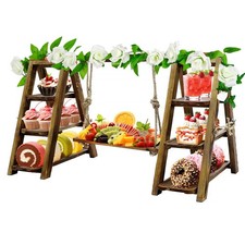 Wooden 3-Tier Cupcake Stand