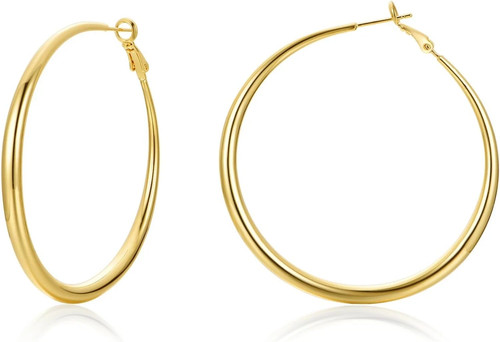 Cocadant 14k real gold - real, hoop