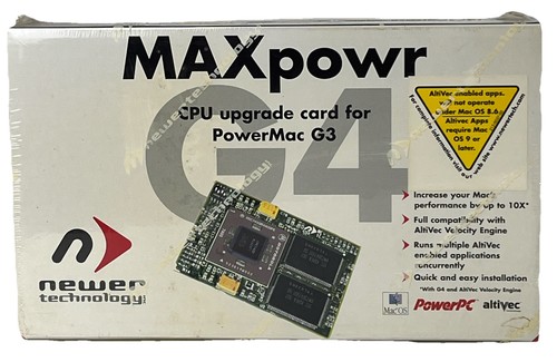 Newer technology maxpowr - maxpowr, g4