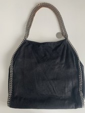 Stella McCartney Falabella Bag, Black with Silver Metallic chain