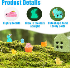 160PCS Mini Resin Animals
