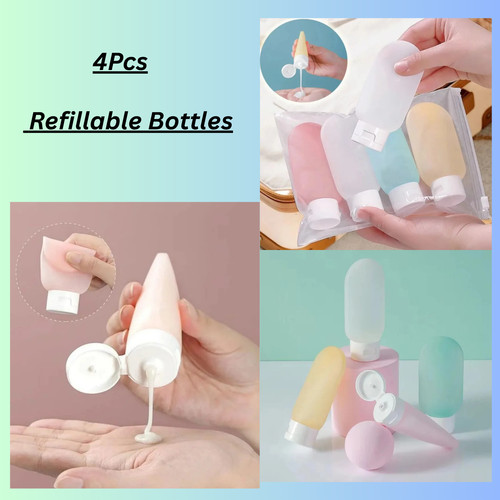 4pcleak proof silicone - silicone, travel