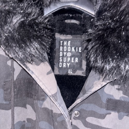 Ladies camo print parka size10 - ladies,