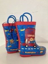 Blue GEORGE Paddington Wellington Boots Infant Size 3 BNWOT
